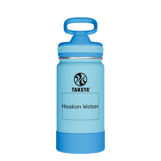 Actives Kids Water Bottle With Straw Lid - customized