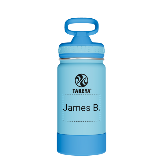 Actives Kids Water Bottle With Straw Lid - customized