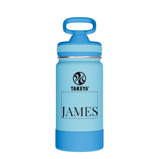 Actives Kids Water Bottle With Straw Lid - customized
