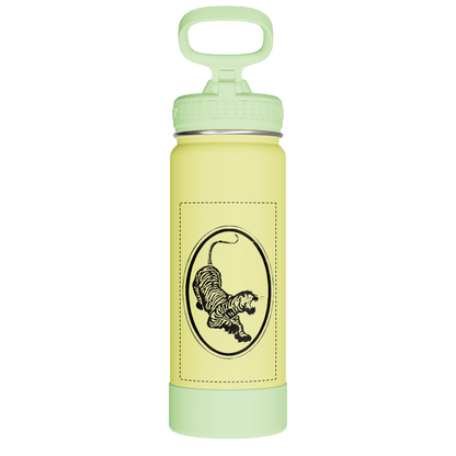 Actives Kids Glow In The Dark Water Bottle With Straw Lid - customized