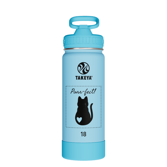 Actives Kids Glow In The Dark Water Bottle With Straw Lid - customized