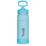 Actives Kids Glow In The Dark Water Bottle With Straw Lid - customized