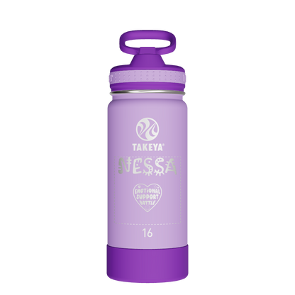 Actives Kids Water Bottle With Straw Lid - customized