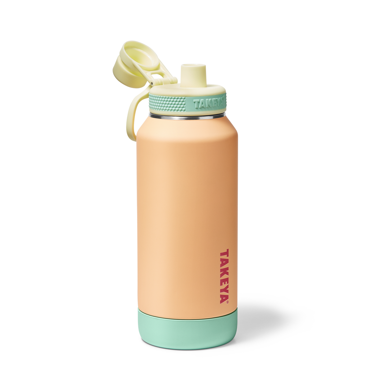 Sport Soft Touch Water Bottle With Spout Lid